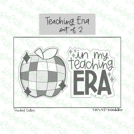 Teaching Era Cookie Cutter Set of 2