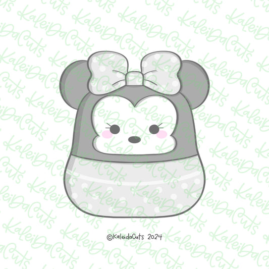 Girly Mouse Plush Cookie Cutter