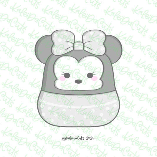 Girly Mouse Plush Cookie Cutter