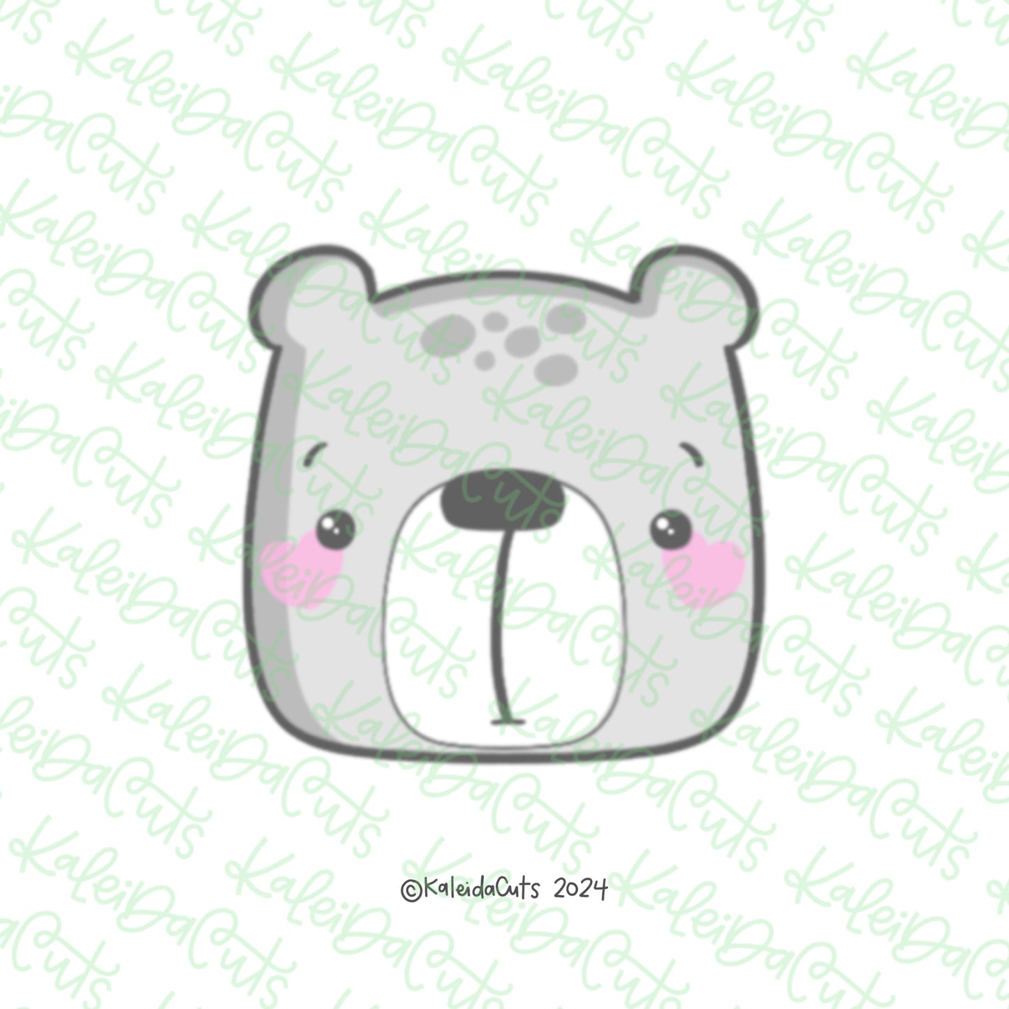 Square Bear Cookie Cutter
