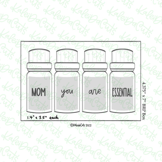 Essential Oil Bottle Cookie Cutter