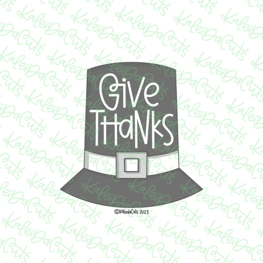 Tall Pilgrim Hat Cookie Cutter