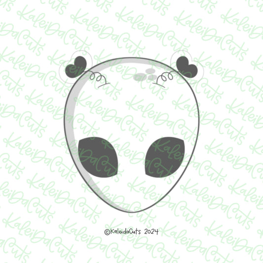 Space Heart Alien Cookie Cutter