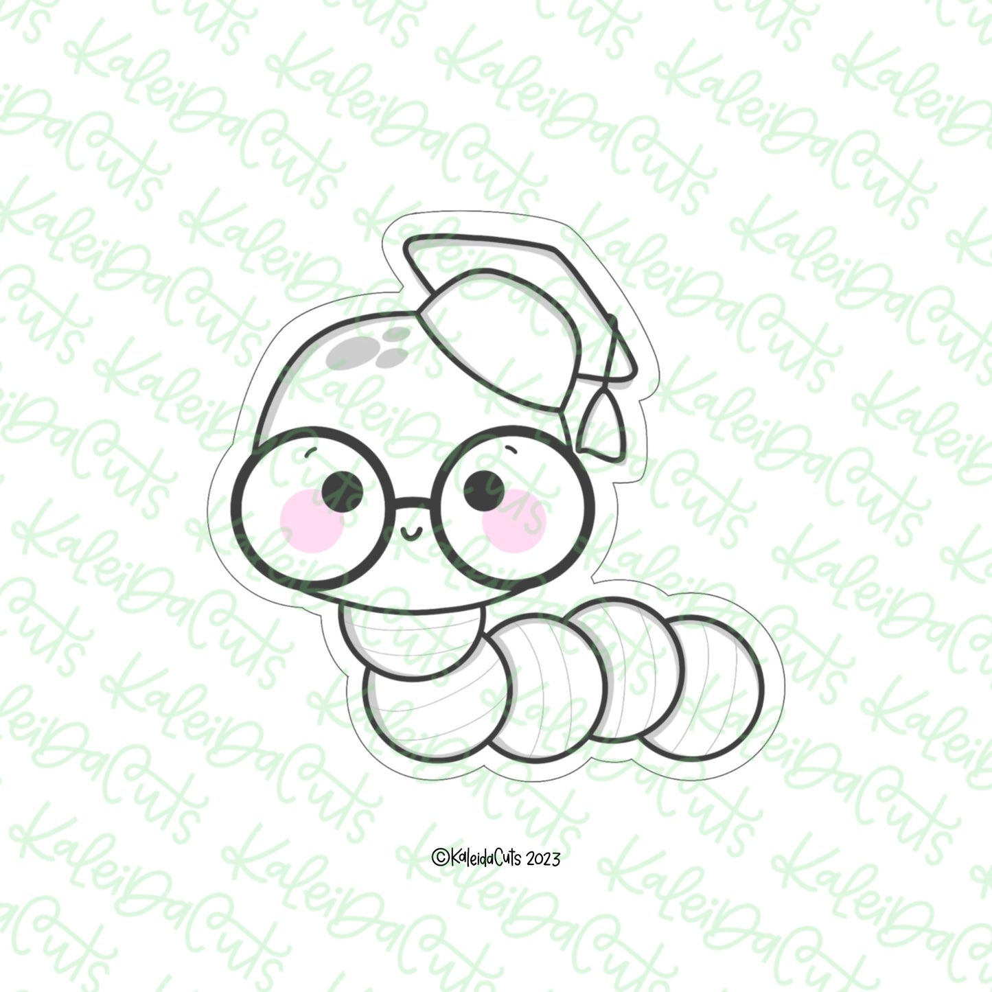 Grad Worm Cookie Cutter