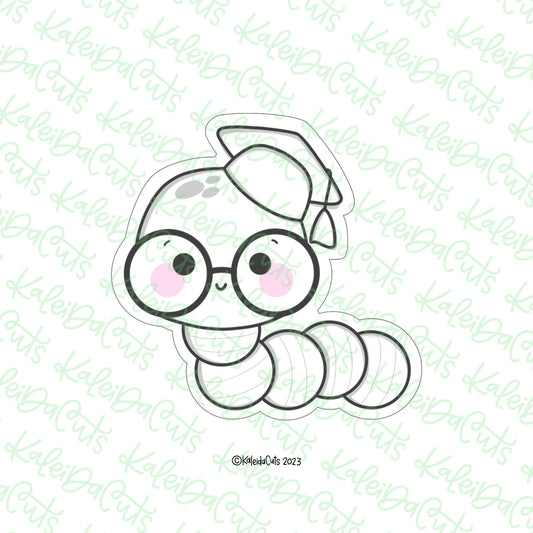 Grad Worm Cookie Cutter