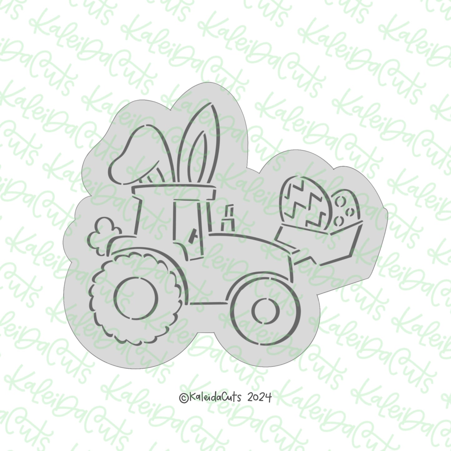 PYO Easter Bunny Tractor Cookie Cutter