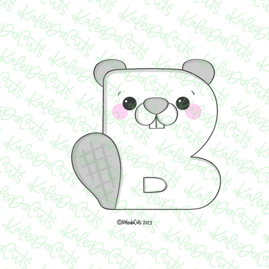 B- Beaver Cookie Cutter