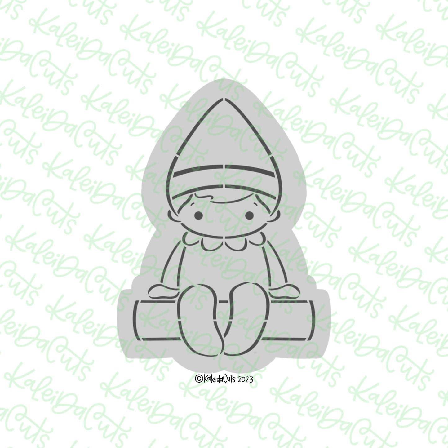 PYO Sitting Elf Cookie Cutter