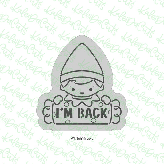 PYO Elf Candy Plaque Cookie Cutter