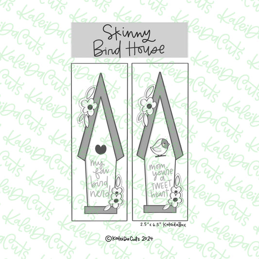 Skinny Bird House Cookie Cutter