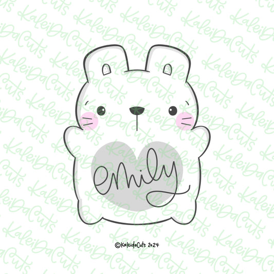 Puffy Bunny Cookie Cutter