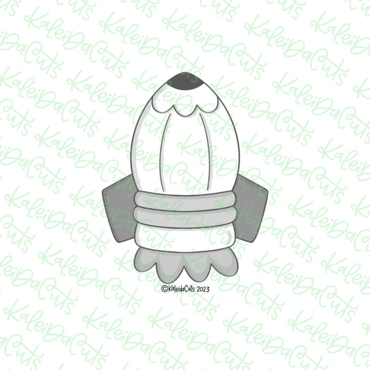 Blast Rocket Cookie Cutter
