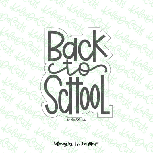 Back to School 2023 Cookie Cutter