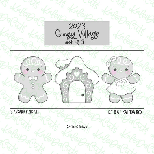 2023 Gingy Village Cookie Cutter Set of 3