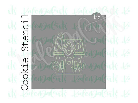 Valentine House PYO Stencil 3.75"