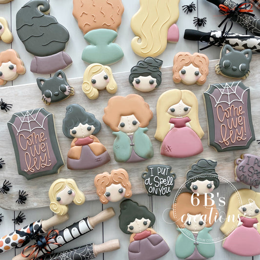 6 B's Creations Witchy Sisters Set of 13 Cookie Cutters