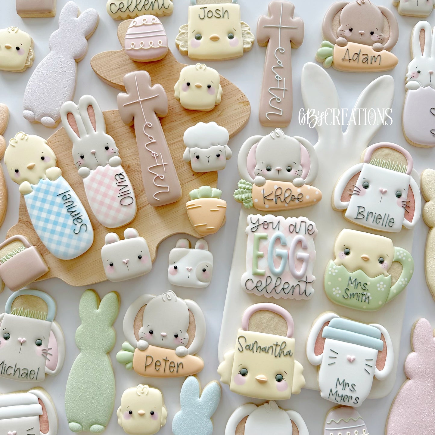 6 B's Creations "Easter 2024" Set of 17 Cookie Cutters
