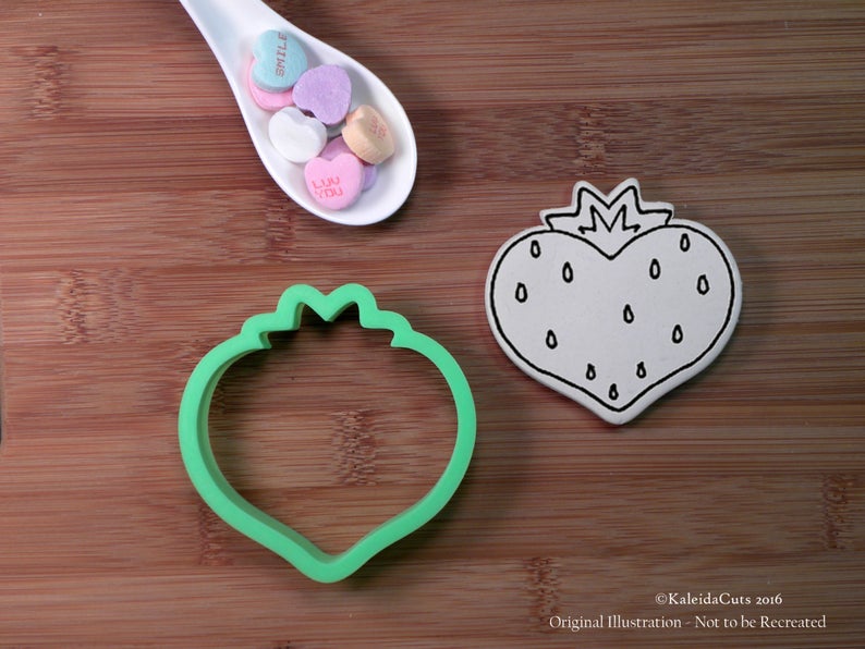 Strawberry Heart Cookie Cutter