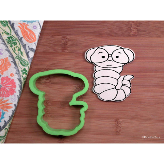 Nerdy Worm Cookie Cutter