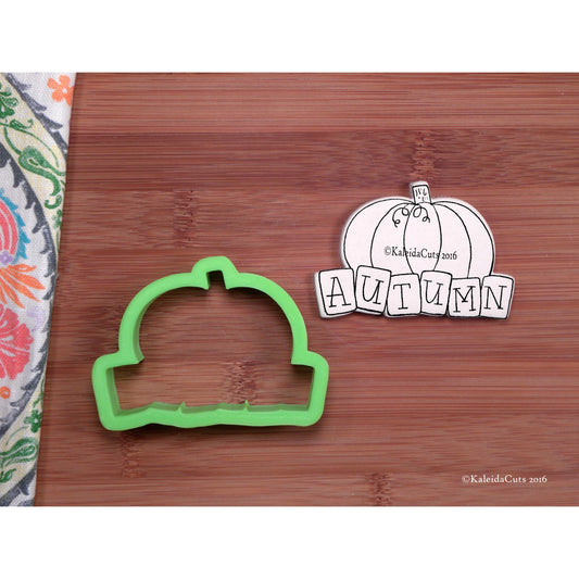 Autumn Pumpkin Plaque Cookie Cutter