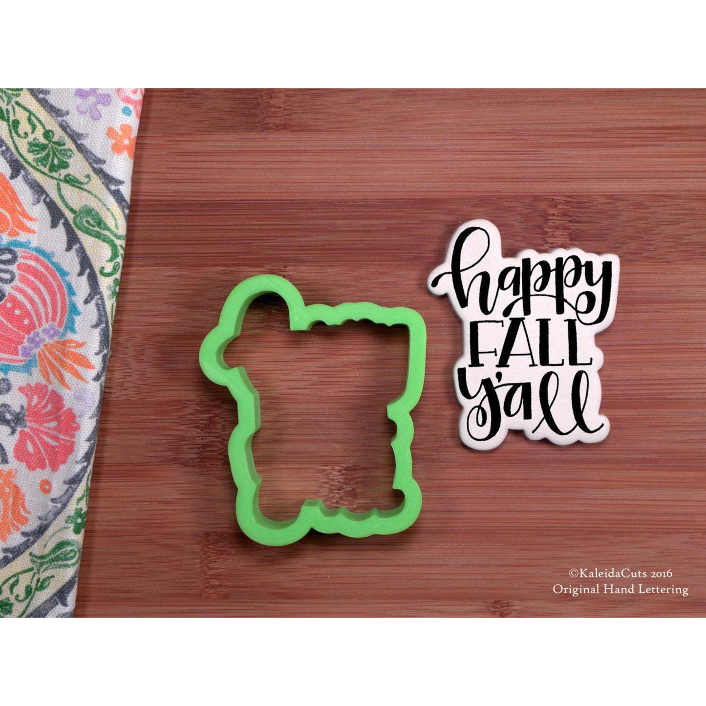Happy Fall Y'all Cookie Cutter