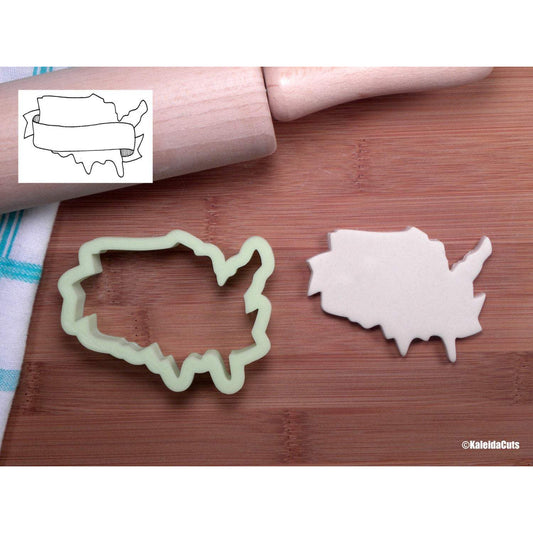 USA Banner Cookie Cutter