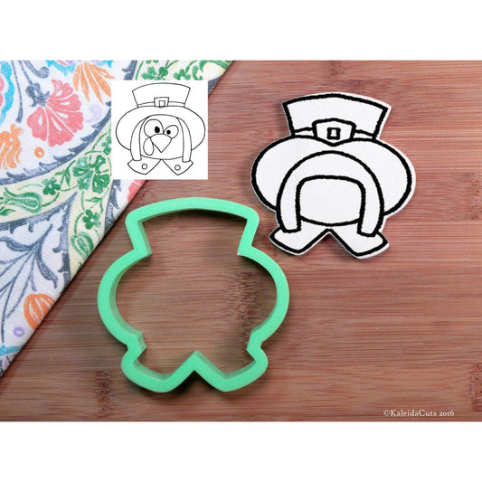 Pilgrim Man Head Cookie Cutter