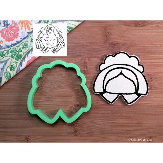 Pilgrim Woman Head Cookie Cutter