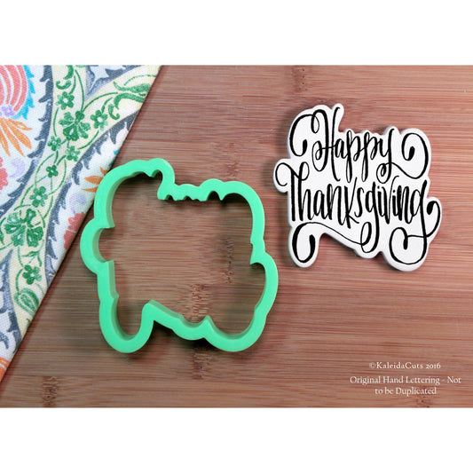 Happy Thanksgiving Cookie Cutter
