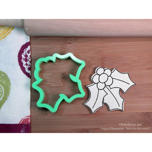 Holly Leaves Cookie Cutter