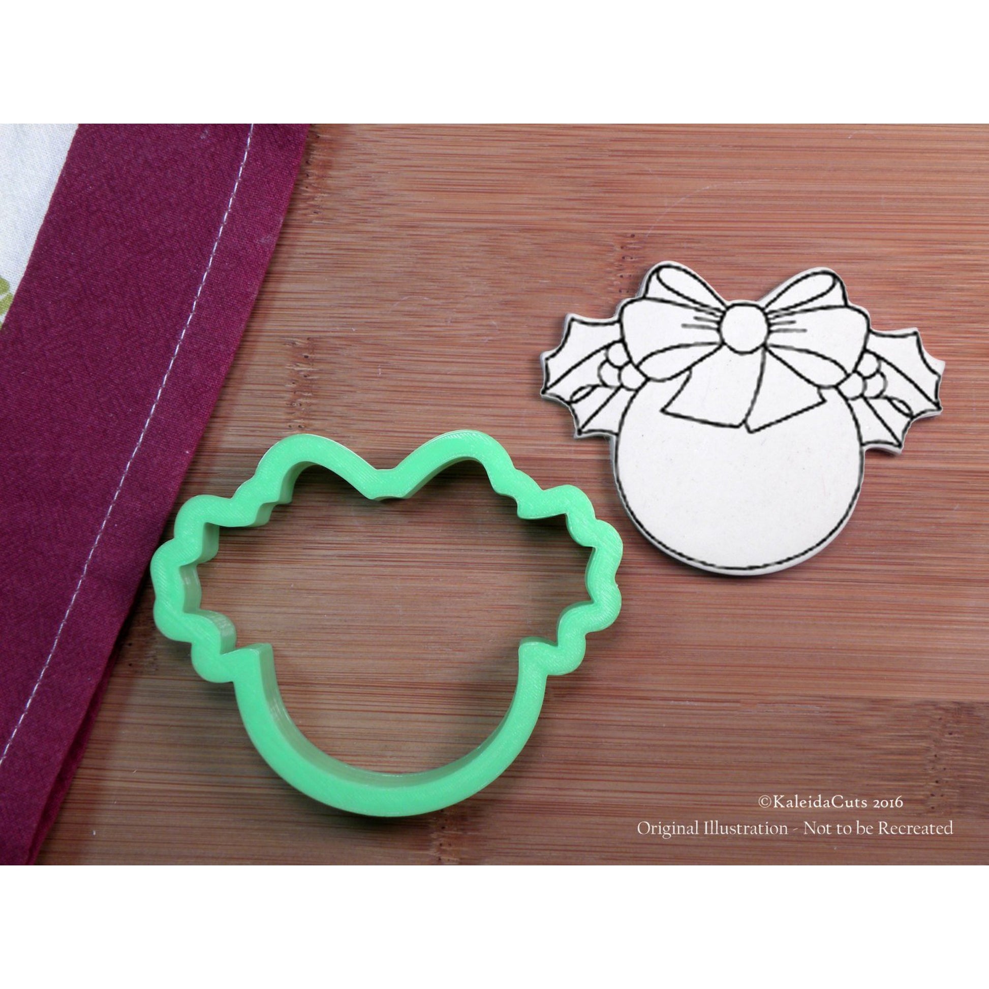 Holly Ornament Cookie Cutter