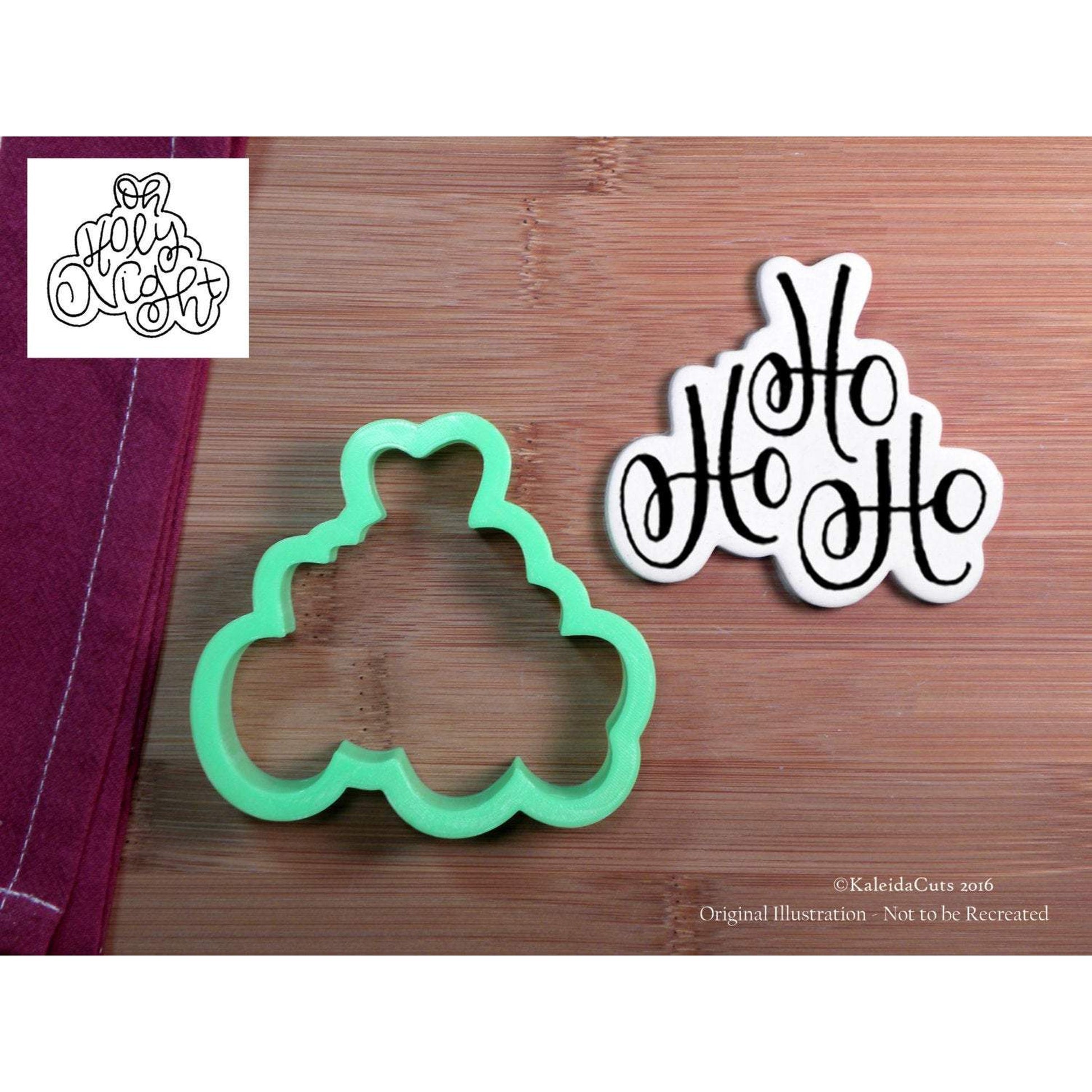 HoHo 1 Plaque Cookie Cutter