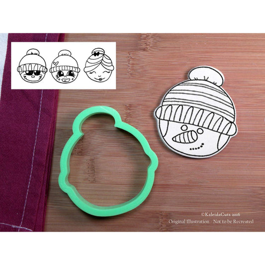 Pom Pom Hat Head Cookie Cutter