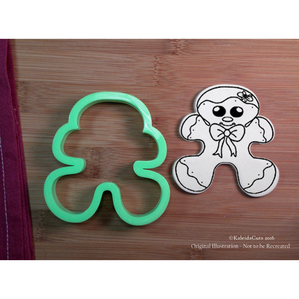 Whimsy Gingerbread Man Cookie Cutter