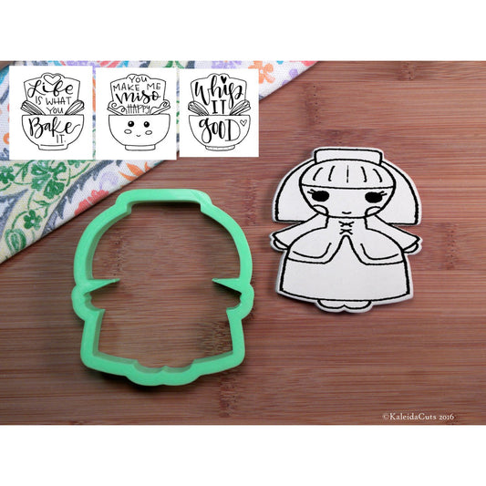 Pilgrim Girl Cookie Cutter