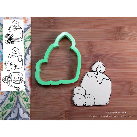 Christmas Candle Cookie Cutter