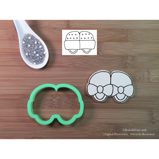 Baby Moccassin Pair Cookie Cutter
