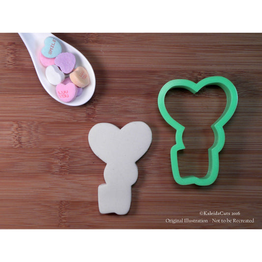 Chubby Heart Key Cookie Cutter