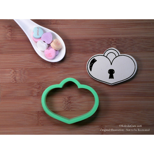 Heart Lock Cookie Cutter