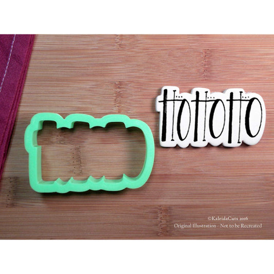 HoHoHo 2 Plaque Cookie Cutter