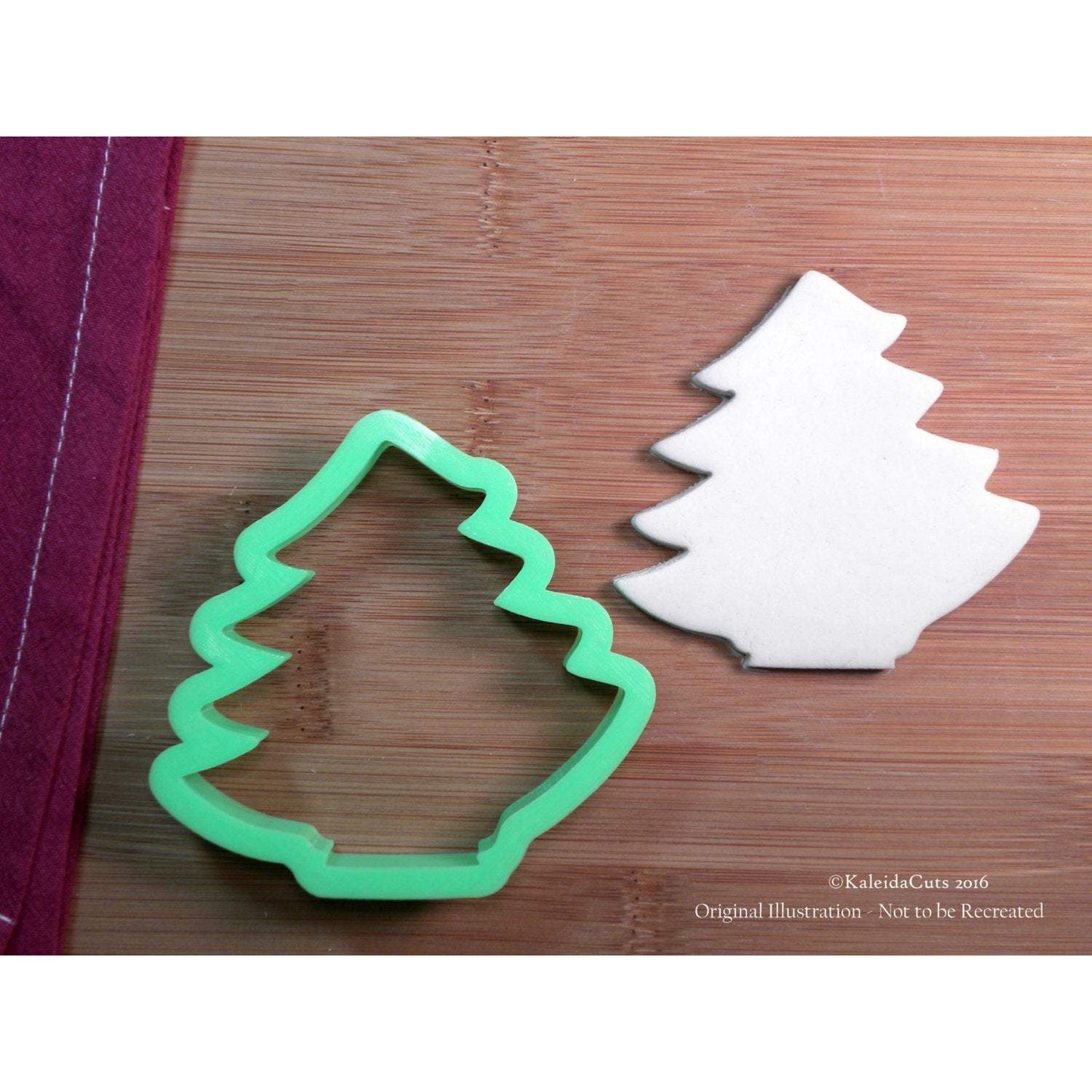 Whispy Pine Tree Cookie Cutter