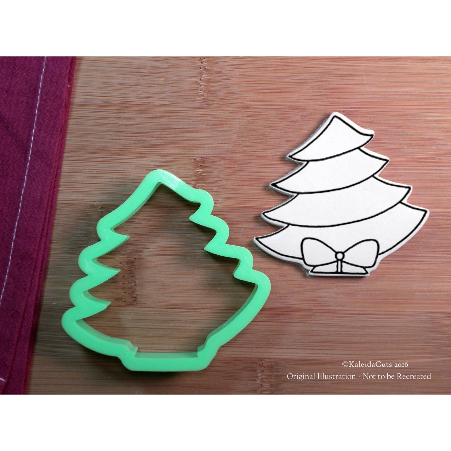 Whispy Pine Tree Cookie Cutter