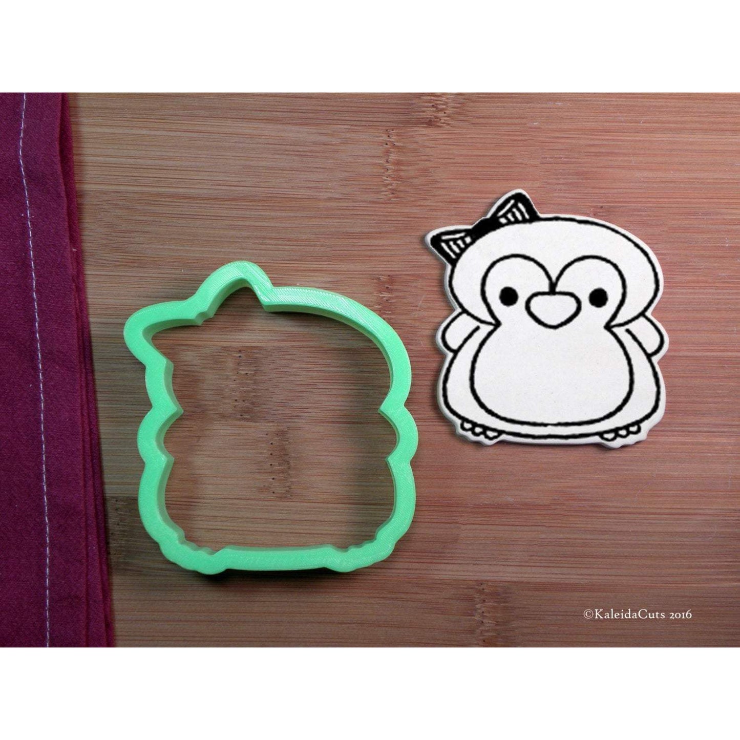 Girly Penguin Cookie Cutter