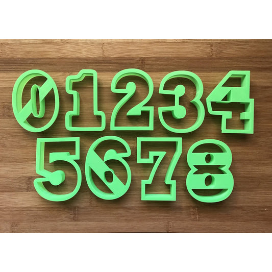 3" Number Cookie Cutters