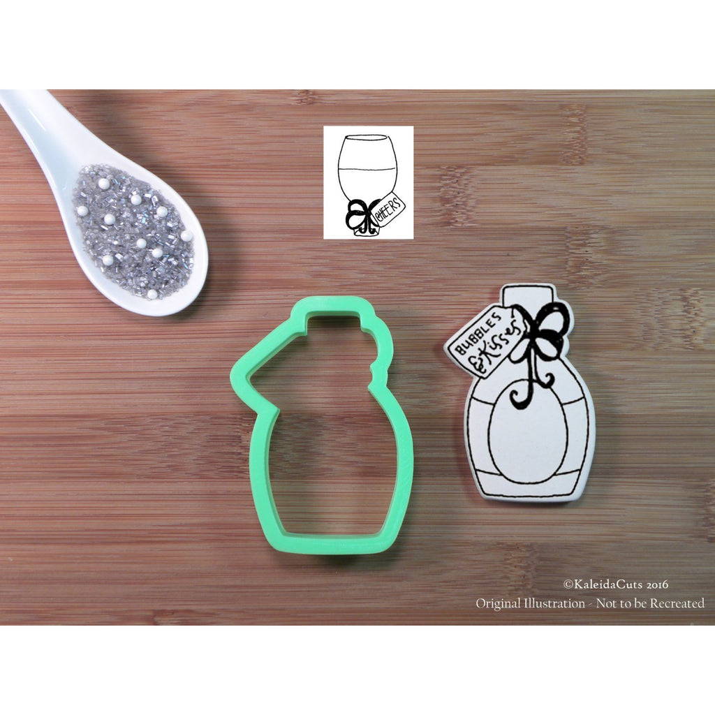 Bottle with Tag Cookie Cutter