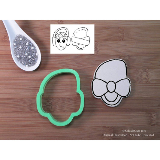 Baby Moccassin Bow Cookie Cutter