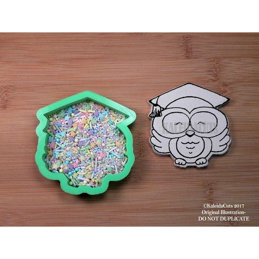 Grad Owl 2 Cookie Cutter