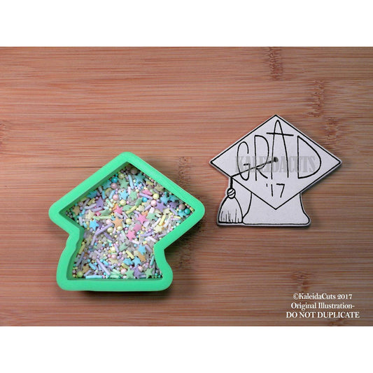 Grad Hat 2 Cookie Cutter
