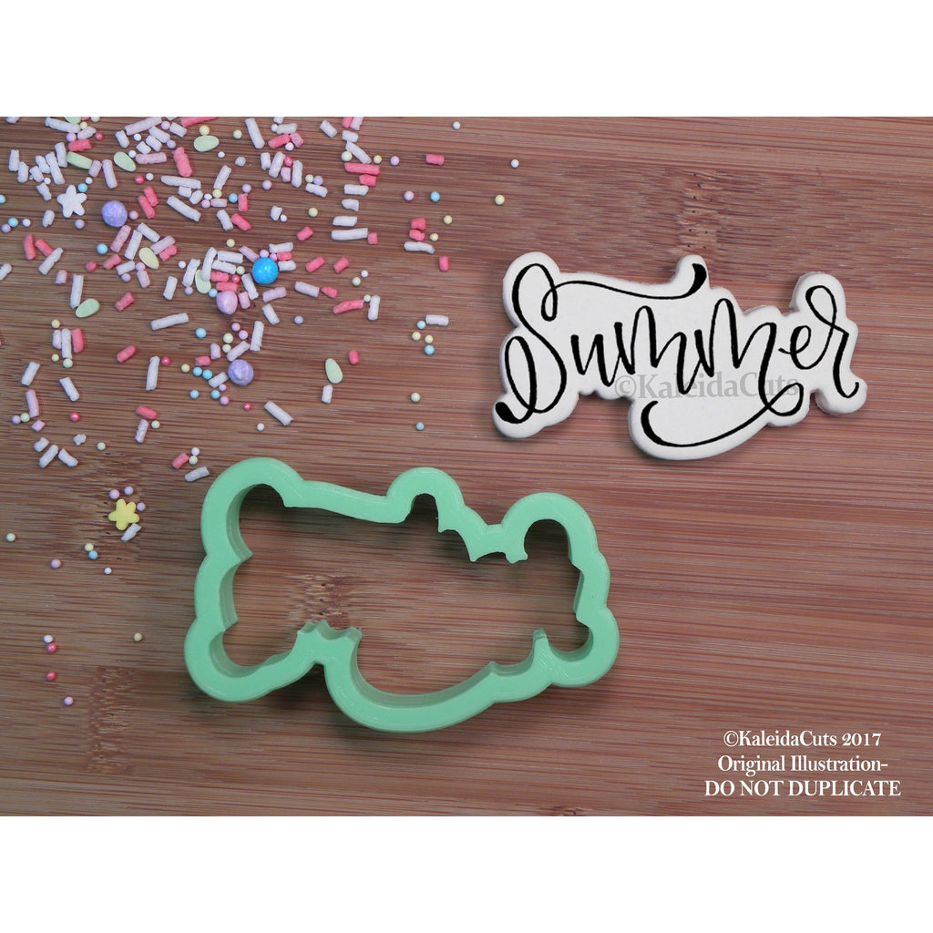 Summer Lettering Cookie Cutter