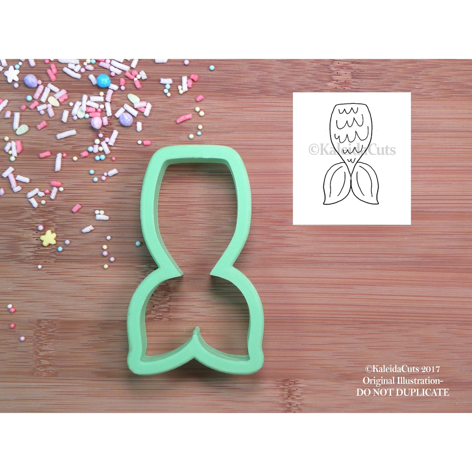 Mermaid Tail 2 Cookie Cutter